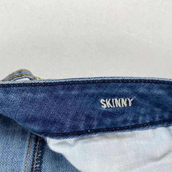 American Eagle Womens Jeans 32x29 Measured Super Stretch Skinny Blue - Picture 6 of 16